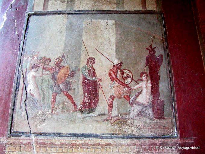 House of Menander, painting, Pompeii - Italy
