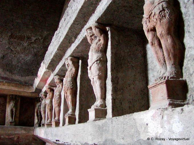 Tepidarium, thermal baths Forum, Pompeii - Italy