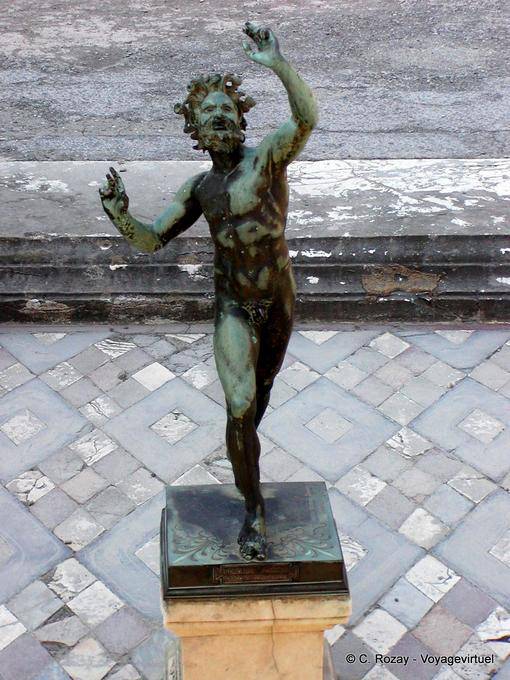The faun statue of Pompeii - Italy