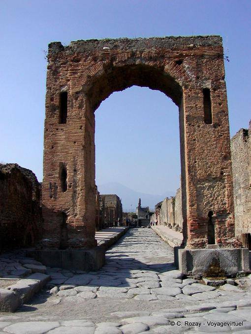 The arch of Caligula, Pompeii - Italy