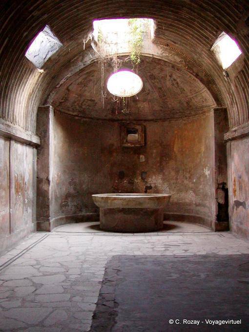 The Frigidarium, Pompeii Baths - Italy