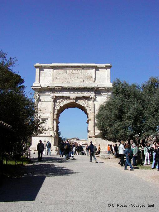 The Arch of Titus, Rome - Italy