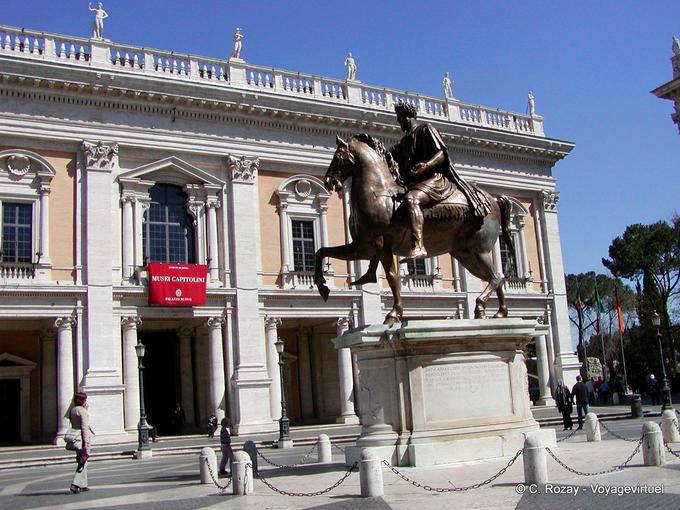 Equestrian Statue of Marcus Aurelius, Rome - Italy