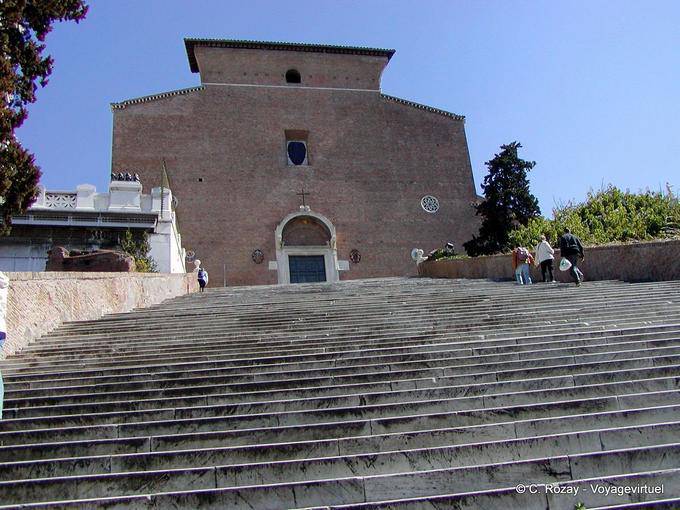 Medieval church of Santa Maria in Aracoeli, Rome - Italy