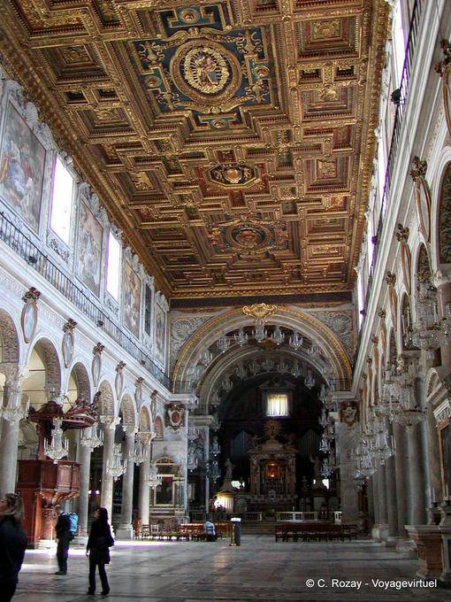 Nave of Santa Maria in Aracoeli, Rome - Italy