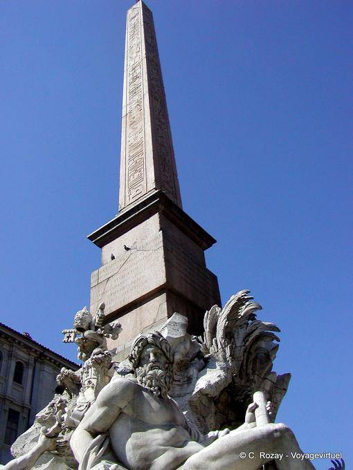 Fountain of the Four Rivers (Bernini), Piazza Navona, Rome - Italy