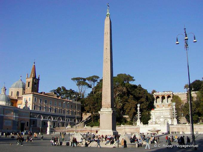 Obelisk, Piazza del Popolo, Rome - Italy