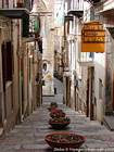 Alley staircase, Cefalu, Italy.