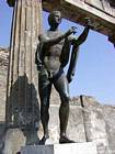 Statue of Apollo, Pompeii, Italy.