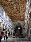 Nave of Santa Maria in Aracoeli, Rome, Italy.