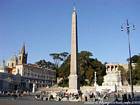 Obelisk, Piazza del Popolo, Rome, Italy.