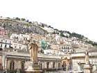 Modica, seen from lower town, Italy.