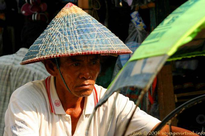 Conical hat, Banyuwangi, Java - Indonesia