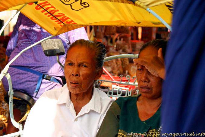 Women in a Tuk-Tuk, Java - Indonesia