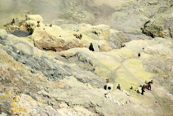 Early recovery image of hell, Kawa Ijen, Java - Indonesia
