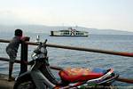 The ferry crossing from Gilimanuk in Bali and Java Ketapang, Indonesia.