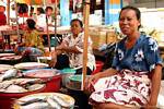 Fish sellers, Banyuwangi, Java, Indonesia.