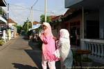 Smiling young Muslim in a street in Banyuwangi, Java, Indonesia.