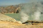 Sulfur fumaroles, Java, Indonesia.