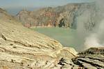 Kawa Ijen, lava flow, Java, Indonesia.