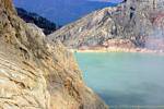 Another view of the Caldera volcano Kawah Ijen, Indonesia.