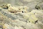 Early recovery image of hell, Kawa Ijen, Java, Indonesia.