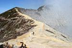 The path of the caldera, Kawa Ijen, Java, Indonesia.
