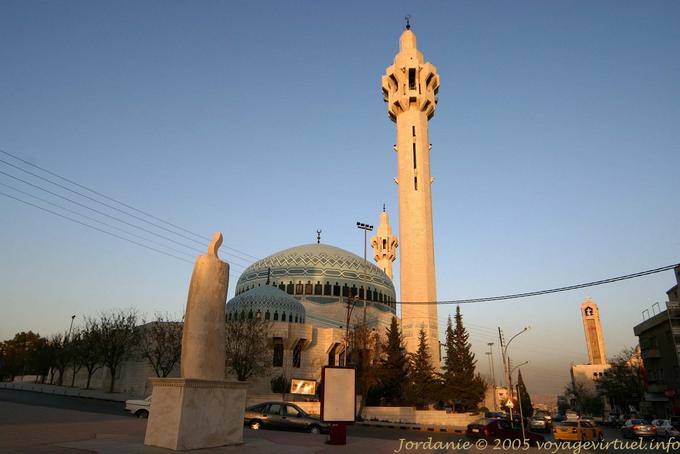 King Abdullah I Mosque, contemporary Islamic art, Amman - Jordan