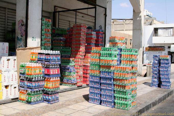 Pyramids of Fanta and Coca, Aqaba - Jordan