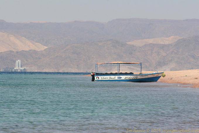 Glass boat to Taba, Aqaba - Jordan