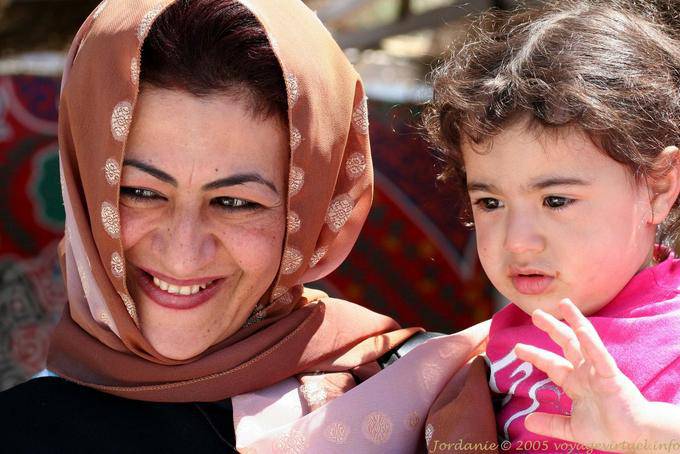 The mother and child, Aqaba - Jordan