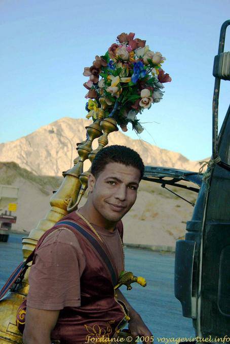 Water boy in traditional costume, Aqaba - Jordan
