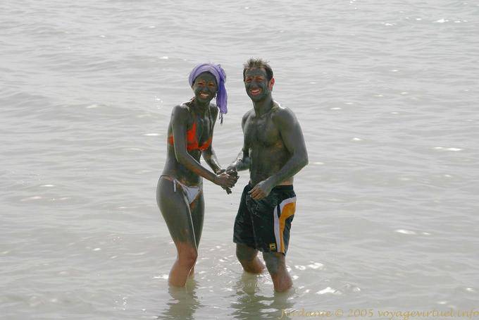 Mud bath in the Dead Sea - Jordan