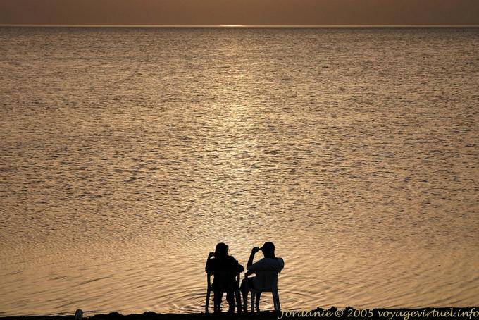 Shadows on gold, Dead Sea - Jordan
