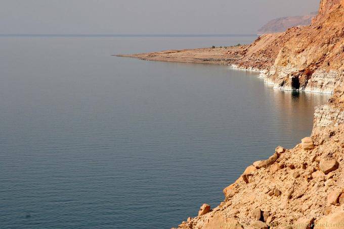Quiet and salt on the cliffs, Dead Sea - Jordan