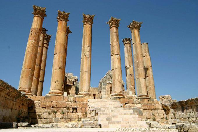 The Roman Temple of Artemis, Jerash - Jordan