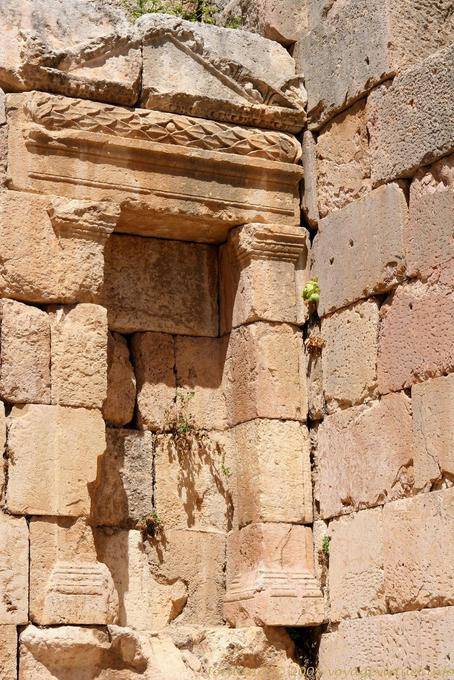 Architectural element in a corner, Jerash - Jordan