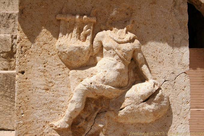 North detail Jerash Theatre - Jordan