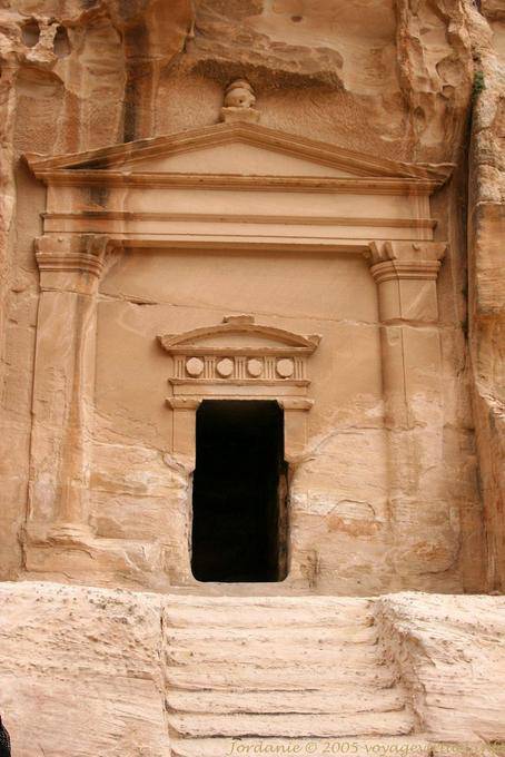 Entrance to a tomb, Little Petra - Jordan