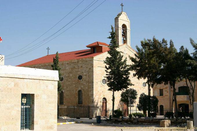 Church of St. George, seen from the outside, Madaba - Jordan