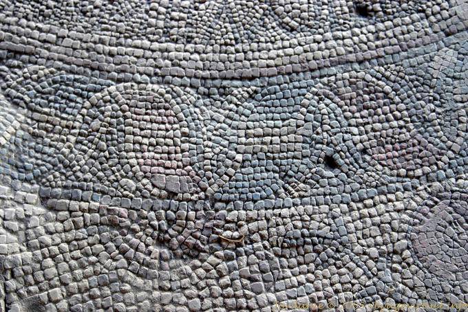 Fragment of an ancient mosaic, Madaba - Jordan