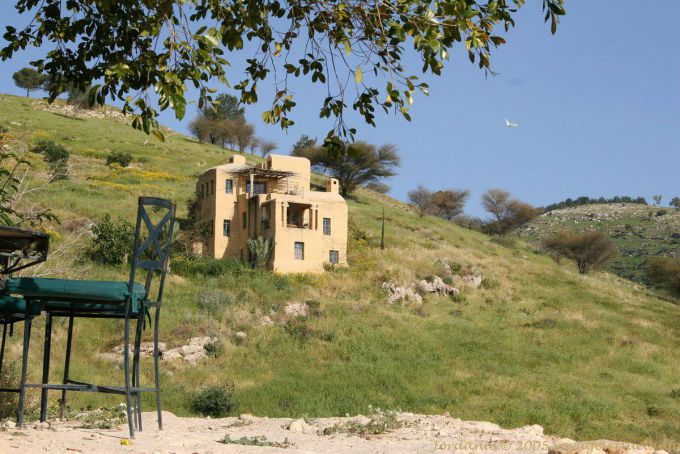 House on a hillside, Pella - Jordan