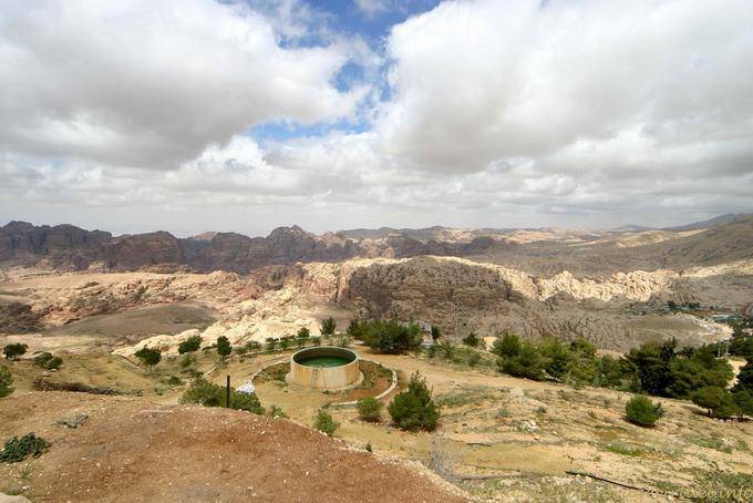 Water reserve in the middle of nowhere, Surroundings of Petra - Jordan
