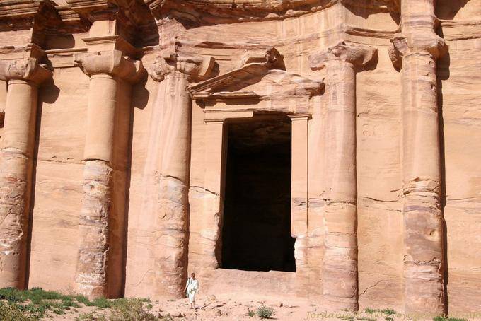 Majestic main entrance, Al Deir (Monastery) - Petra - Jordan