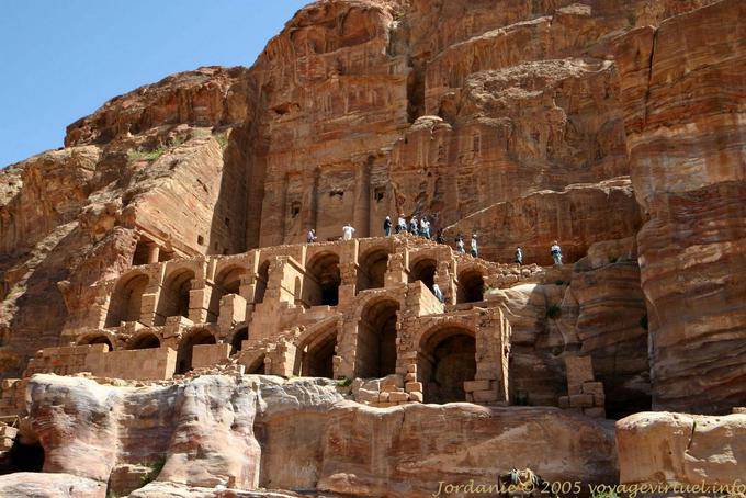 Urn Tomb in Petra Khubta - Jordan