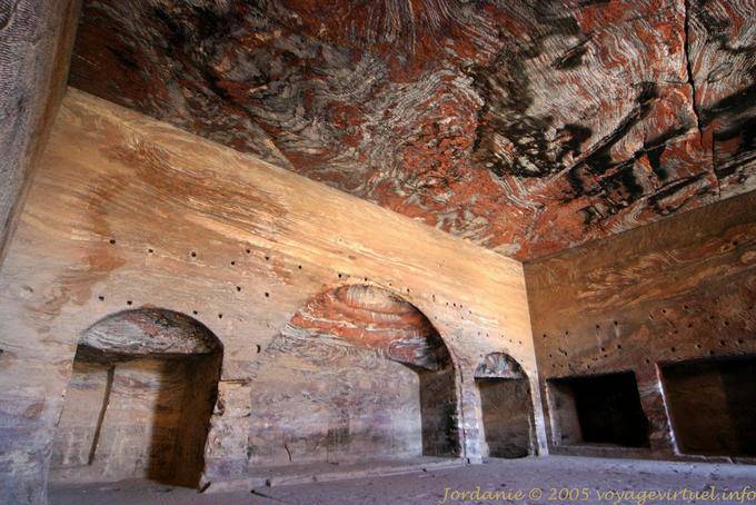 Main Urn Tomb Petra chamber Khubta - Jordan