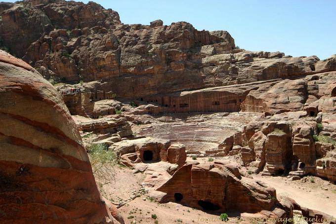 Theater from Zibb Attuf, Petra - Jordan