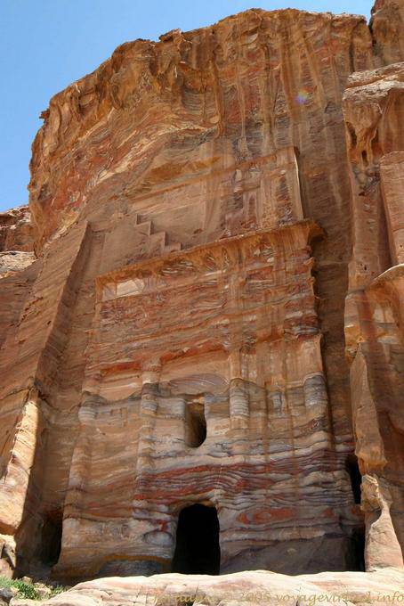 The front of the Silk Tomb, Petra Khubta - Jordan