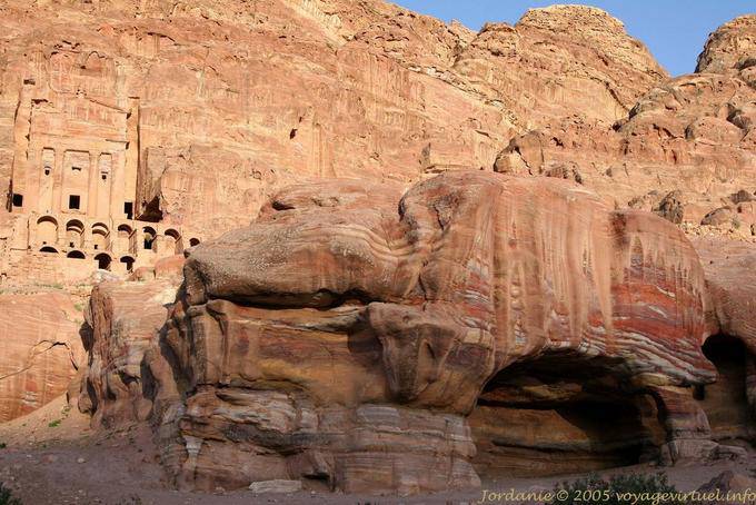 Tomb of the Urn (Urn Tomb), Petra Khubta - Jordan