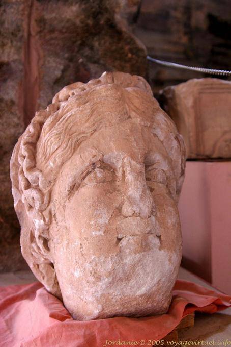 Head of a Woman, sculpture museum Lower City of Petra - Jordan